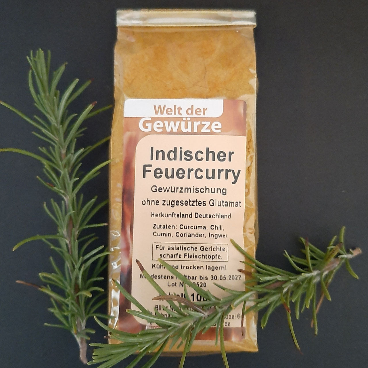 Indischer Feuercurry (scharf)