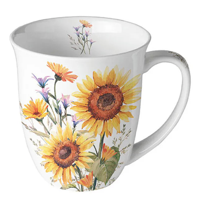 Becher Sonnenblumen